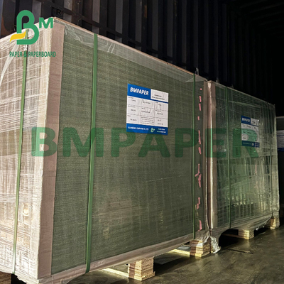 1.2mm 1.5mm Green Color Laminated Grey Back Board For Jewelry Box
