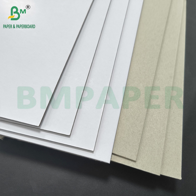 Stiffness Clay Coated Boxboard 1mm 1.2mm Single Sided White Cardboard