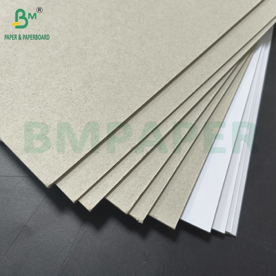 Stiffness Clay Coated Boxboard 1mm 1.2mm Single Sided White Cardboard
