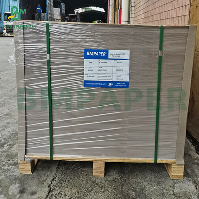 Stiffness Clay Coated Boxboard 1mm 1.2mm Single Sided White Cardboard