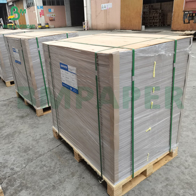 Stiffness Clay Coated Boxboard 1mm 1.2mm Single Sided White Cardboard