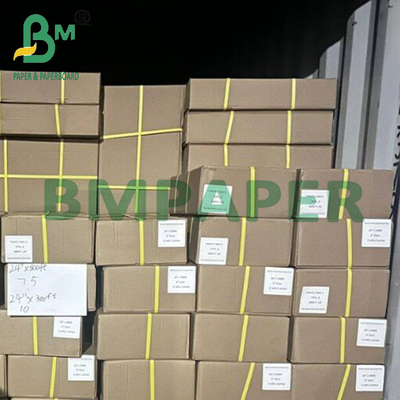 Bright White Plotter Bond Paper For CAD Printing 36" x 150ft 20LB On 2" Core