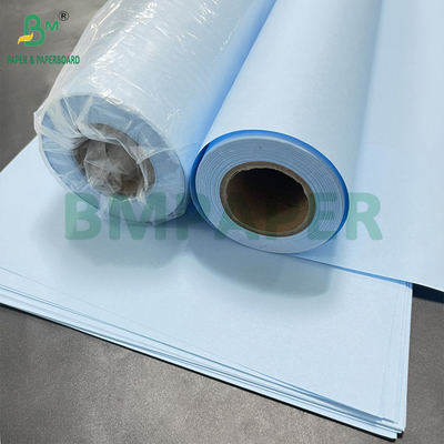 Good CAD Printing Drawing 20lb Tinted Blue Bond Paper Roll 24&quot; x 100ft