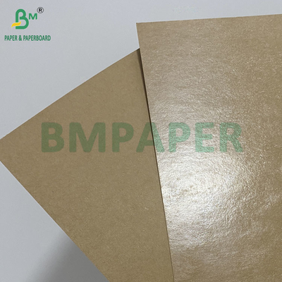 PE Coating One Side Brown Kraft Paperboard Large Sheets For Lunch Boxes 400gsm + 15g