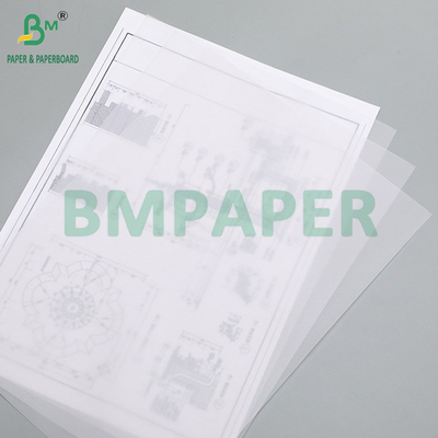 50g 83g Translucent Tracing Paper Butter Paper For CAD Excellent Ink Absorption
