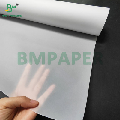 83gsm 93gsm Translucent Inkjet Tracing Paper For Drawing Sketch 914mm x 50m