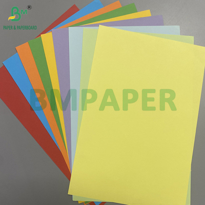 110gsm Bright Color Offset Paper Multicolour Woodfree Sheets Ream Package Bulk