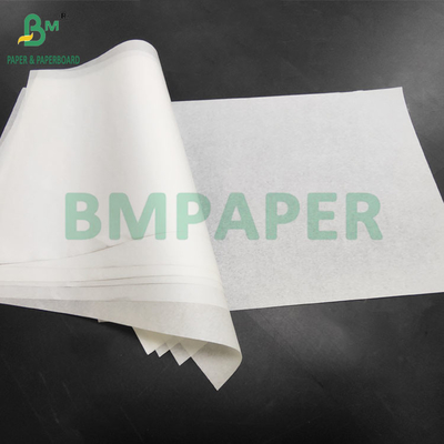 38gsm White &amp; Coffee Color Greaseproof Wrapping Paper For French Fries Liner