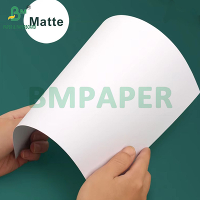 150gsm Laser Printing Double Sided Glossy Coated Paper For Brochures 32 x 45cm