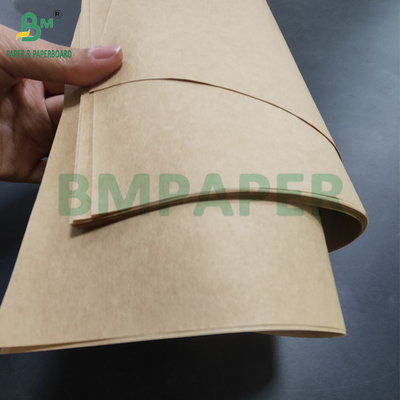 80gsm 85sgm Brown Sack Kraft Paper For Cement Packing Bag 42'' High Strength