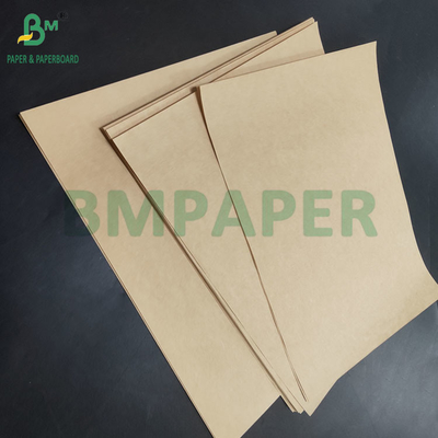 80gsm 85sgm Brown Sack Kraft Paper For Cement Packing Bag 42'' High Strength