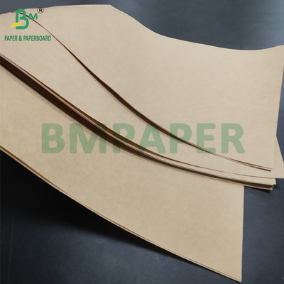 80gsm 85sgm Brown Sack Kraft Paper For Cement Packing Bag 42'' High Strength