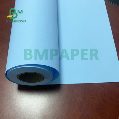 Smooth Surface 20lb 18'' 24'' Double Sided Blueprint Paper For Wide Format Inkjet Printer