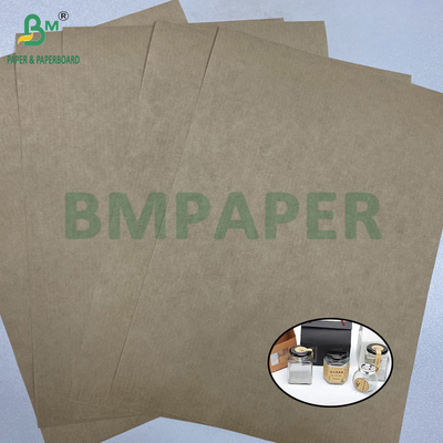 80g Bottle Label Paper Kraft Color Wet Strength Paper Water Resistant