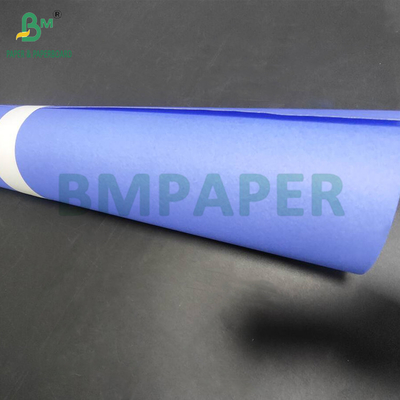 80gsm Single Sided Purple Blue Drawing Paper For Engineering 610mm x 50m