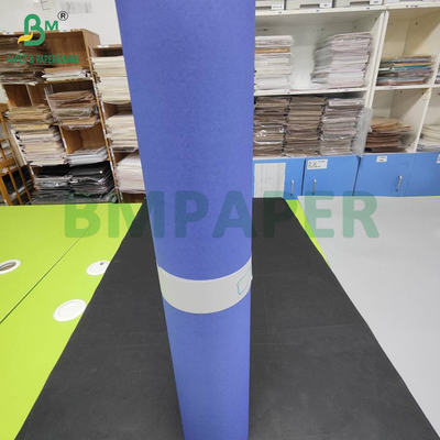 80gsm Single Sided Purple Blue Drawing Paper For Engineering 610mm x 50m