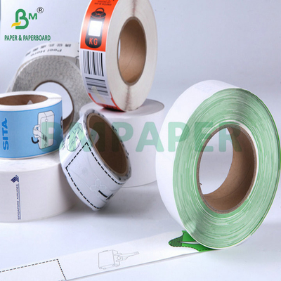 70g 80g White Folded Thermal Cardboard Airline Luggage Tag Label Paper