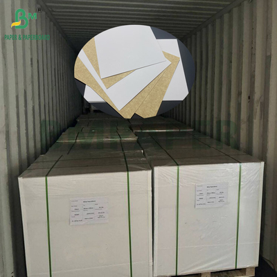 270gsm 300gsm Food Grade Coated White Top KLB Kraft Back Carrier Board 31&quot; 43&quot;