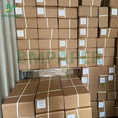 Uncoated White 20lb CAD Bond Paper For Inkjet Printing 36&quot; X 300' 3 Rolls Per Carton