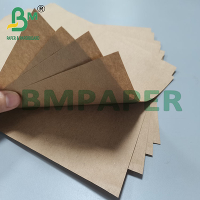 80g Brown Wet Strength Kraft Paper Roll For Frozen Food Packaging Label