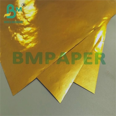 70gsm Golden Glossy Wet Strength Paper For Drink Label 70cm x 100cm