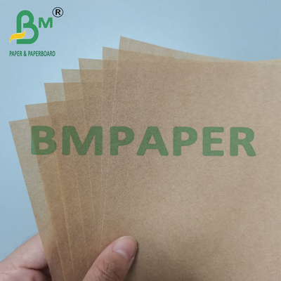 34g 635mm Width Food Grade Unbleached Coat Paper With Greaseproof Silicones