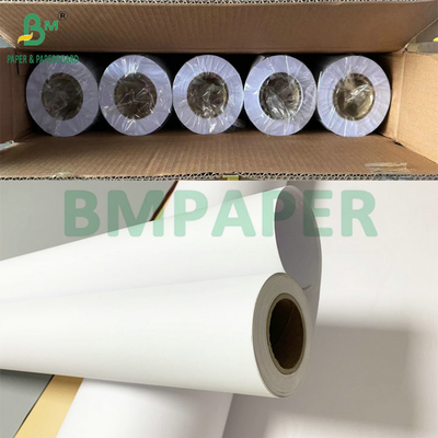 24'' Roll Wide Format 20 lb. CAD Inkjet Bond Rolls 5 Rolls Per Box 2'' Core