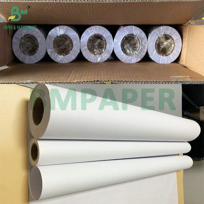 24'' Roll Wide Format 20 lb. CAD Inkjet Bond Rolls 5 Rolls Per Box 2'' Core