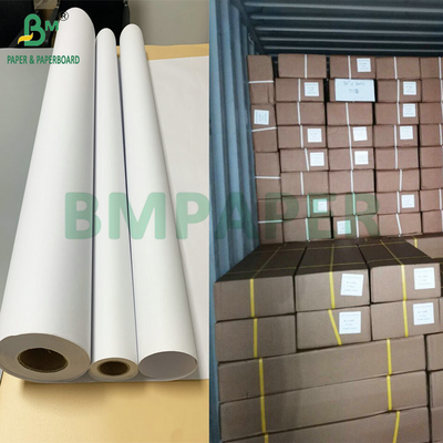 24'' Roll Wide Format 20 lb. CAD Inkjet Bond Rolls 5 Rolls Per Box 2'' Core