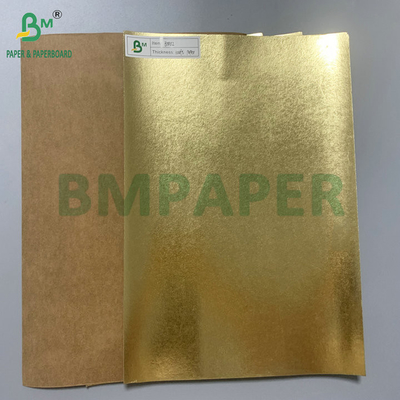 Fiber - based 0.35mm 0.55mm Kraft Wshable Paper Texture Softens Crinkles