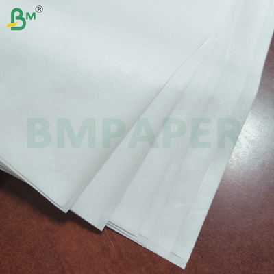 White MG Bleached Paper Machine Glazed With High Gloss On One Side 30gsm - 70gsm