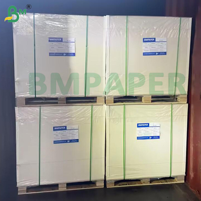 White MG Bleached Paper Machine Glazed With High Gloss On One Side 30gsm - 70gsm