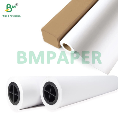 20lb Uncoated Ultra White Inkjet Plotter Paper For Wide - Format Printers