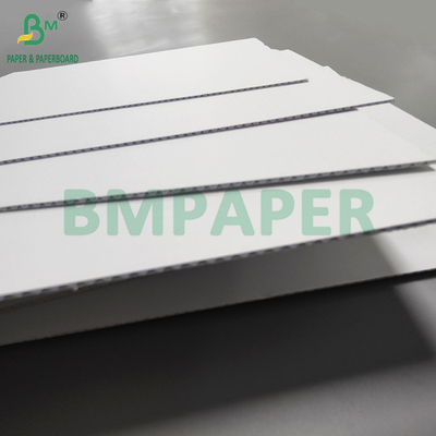 White 3 Layer Corrugated Paper For Perfume Box Liners E F Flute 70 x 100cm