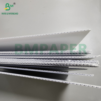 White 3 Layer Corrugated Paper For Perfume Box Liners E F Flute 70 x 100cm