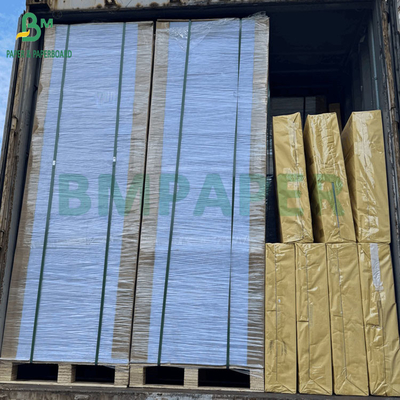 3 Ply Corrugated Board Uncoated White 2 Sides E Flute F Flute 78x108cm 70x100cm
