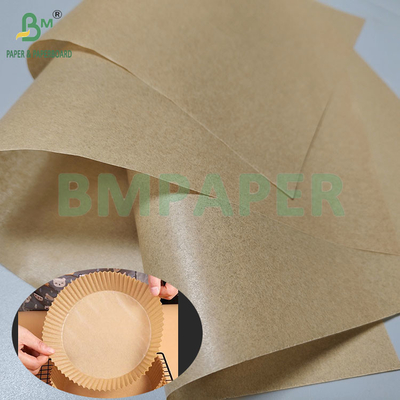 40GSM Brown Food Grade Disposable Baking Paper For Microwave Oven