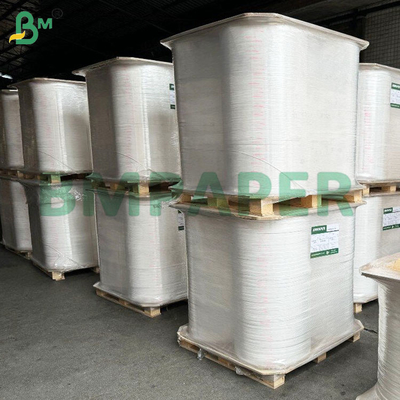 Recyclable White Food Grade Straw Packaging Paper Roll in 24/28 GSM