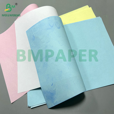 20LB Multi -Colored Carbonless Paper 8 1/2 x 11 1/2 For Offset Printing