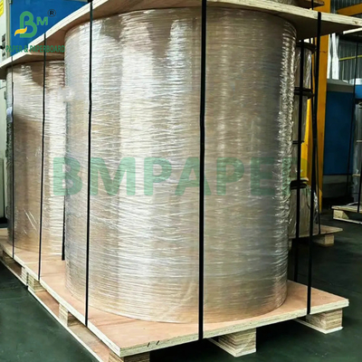 68gsm 70gsm Silver Metallized Wet Strength Paper For Beer Neck Label 700mm