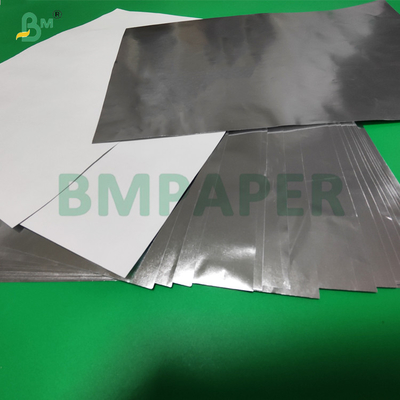 68gsm 70gsm Silver Metallized Wet Strength Paper For Beer Neck Label 700mm