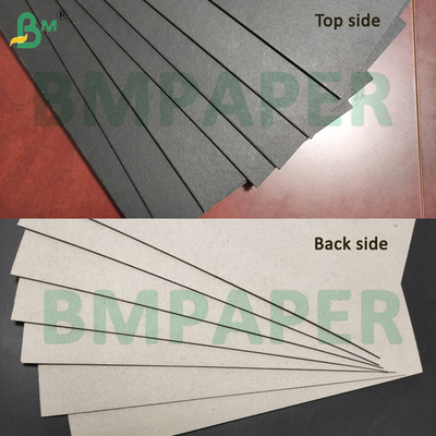 Ultra Stiffness 2.0mm Black Color White Color Laminated Board With Grey Back