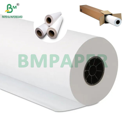 20lb Premium Coated Inkjet Paper Rolls Matte White CAD Paper 914mm X 30m