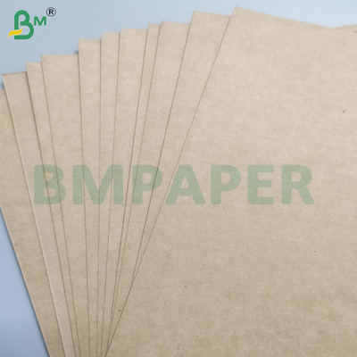 190gsm+15gsm Food Safe PE Coating Virgin Pulp Brown Bowl Paper Sheets
