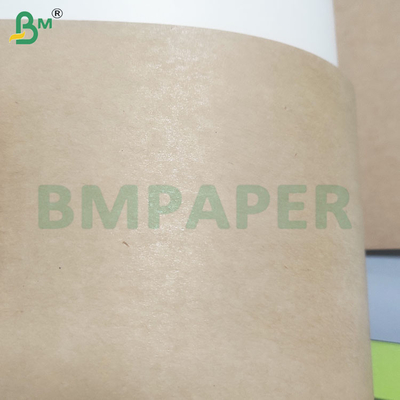 190gsm+15gsm Food Safe PE Coating Virgin Pulp Brown Bowl Paper Sheets