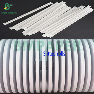 32mm 24gsm White Kraft Paper For Individual Straw Packaging