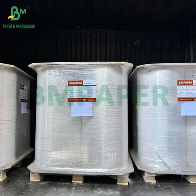 24gsm 28gsm Plain White Wrapper Paper For Drinking Straws 44MM 53MM Food Grade