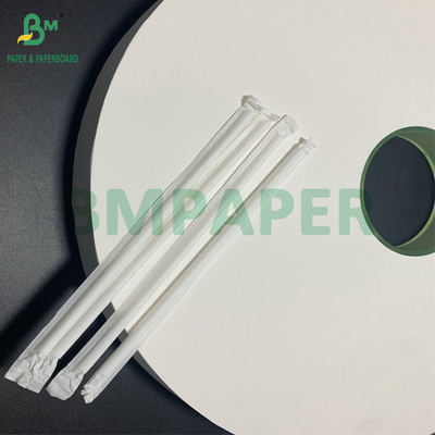 34mm 36mm 25g 26g White MG Wrapping Paper For Straw Packaging