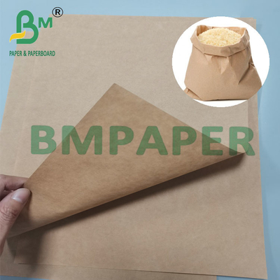 80g 25kg 40kg Durable Compostable Brown Extensible Sack Kraft Paper
