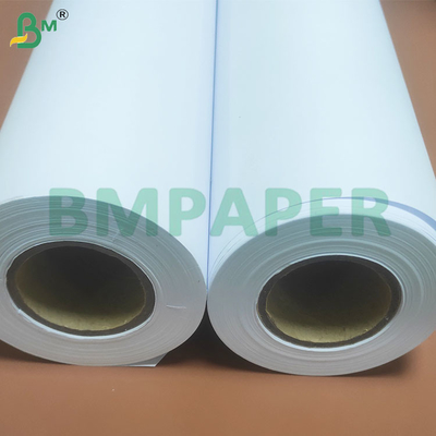 80 GSM High Accuracy Anti Curl CAD Plotter Paper Rolls 614mm Width